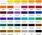 Acrylic Paint Set, 36 colors x 36 ml, Semi-Matte Finish, Suitable for Canvas, Wood, MDF, Leather, Air-dried Clay, Plaster, Cardboard, Paper and Crafts